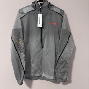 Adidas terrex grey clear windbreaker